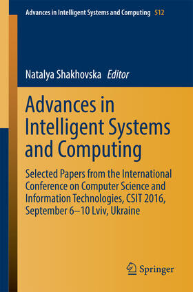 Shakhovska | Advances in Intelligent Systems and Computing | E-Book | sack.de