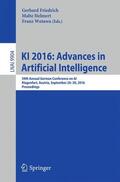 Friedrich / Wotawa / Helmert |  KI 2016: Advances in Artificial Intelligence | Buch |  Sack Fachmedien