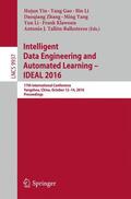 Yin / Gao / Li |  Intelligent Data Engineering and Automated Learning ¿ IDEAL 2016 | Buch |  Sack Fachmedien