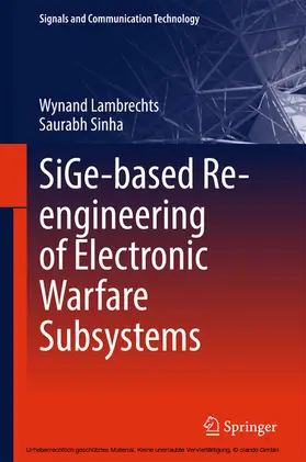 Lambrechts / Sinha |  SiGe-based Re-engineering of Electronic Warfare Subsystems | eBook | Sack Fachmedien
