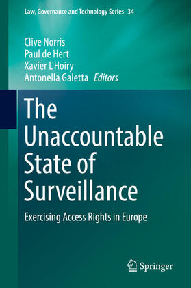 Norris / de Hert / L'Hoiry | The Unaccountable State of Surveillance | E-Book | sack.de
