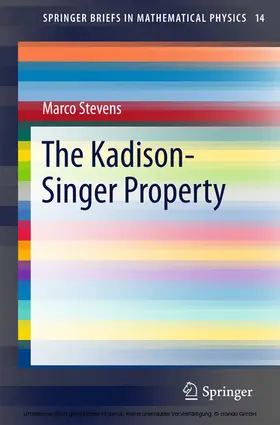Stevens |  The Kadison-Singer Property | eBook | Sack Fachmedien