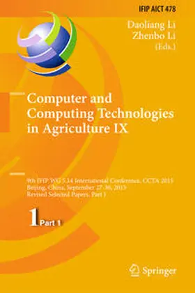 Li | Computer and Computing Technologies in Agriculture IX | E-Book | sack.de