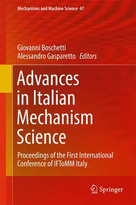 Gasparetto / Boschetti |  Advances in Italian Mechanism Science | Buch |  Sack Fachmedien