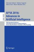 Adorni / Maratea / Cagnoni |  AI*IA 2016 Advances in Artificial Intelligence | Buch |  Sack Fachmedien