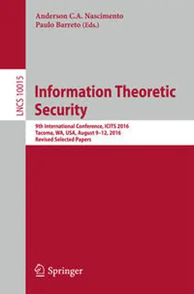 Nascimento / Barreto | Information Theoretic Security | E-Book | www.sack.de
