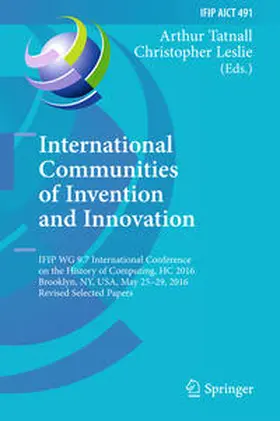 Tatnall / Leslie | International Communities of Invention and Innovation | E-Book | www.sack.de