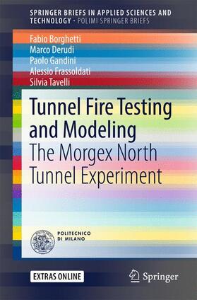 Borghetti / Derudi / Gandini |  Tunnel Fire Testing and Modeling | Buch |  Sack Fachmedien