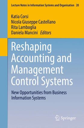 Corsi / Mancini / Castellano |  Reshaping Accounting and Management Control Systems | Buch |  Sack Fachmedien