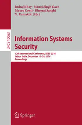 Ray / Gaur / Conti |  Information Systems Security | eBook | Sack Fachmedien