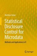 Templ |  Statistical Disclosure Control for Microdata | Buch |  Sack Fachmedien