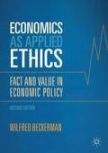 Beckerman |  Economics as Applied Ethics | Buch |  Sack Fachmedien