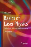 Renk |  Basics of Laser Physics | Buch |  Sack Fachmedien