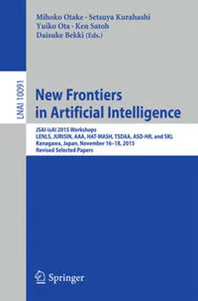 Otake / Kurahashi / Ota |  New Frontiers in Artificial Intelligence | eBook | Sack Fachmedien