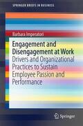 Imperatori |  Engagement and Disengagement at Work | Buch |  Sack Fachmedien