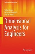 Simon / Weigand / Gomaa |  Dimensional Analysis for Engineers | Buch |  Sack Fachmedien