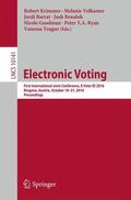 Krimmer / Volkamer / Barrat |  Electronic Voting | Buch |  Sack Fachmedien