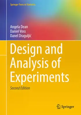 Dean / Voss / Draguljic | Design and Analysis of Experiments | E-Book | www.sack.de