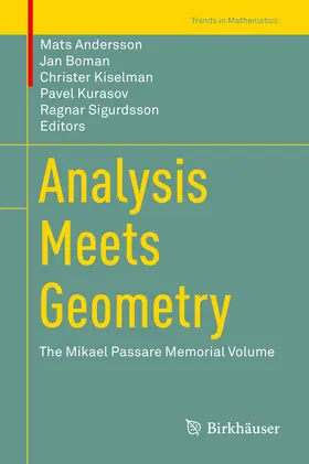 Andersson / Boman / Kiselman | Analysis Meets Geometry | E-Book | sack.de
