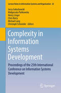 Goluchowski / Pankowska / Linger |  Complexity in Information Systems Development | eBook | Sack Fachmedien