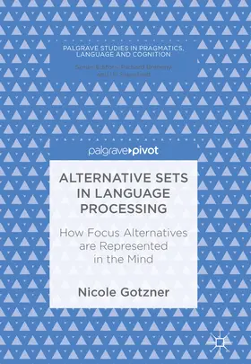 Gotzner | Alternative Sets in Language Processing | E-Book | sack.de