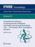 Roman / Vlad |  International Conference on Advancements of Medicine and Health Care through Technology; 12th - 15th October 2016, Cluj-Napoca, Romania | Buch |  Sack Fachmedien