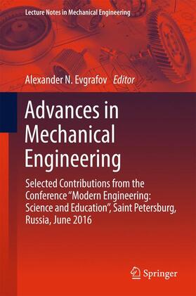 Evgrafov |  Advances in Mechanical Engineering | Buch |  Sack Fachmedien