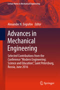 Evgrafov |  Advances in Mechanical Engineering | eBook | Sack Fachmedien