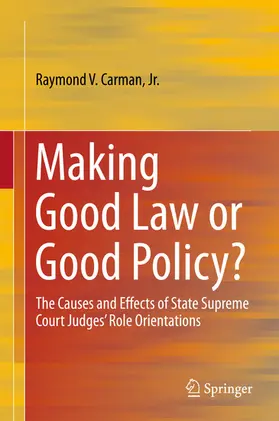 Carman | Making Good Law or Good Policy? | E-Book | sack.de