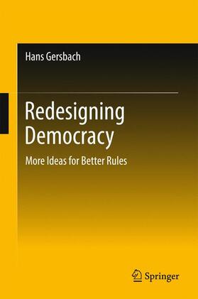 Gersbach |  Redesigning Democracy | Buch |  Sack Fachmedien
