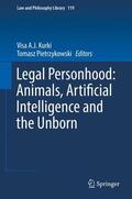 Pietrzykowski / Kurki |  Legal Personhood: Animals, Artificial Intelligence and the Unborn | Buch |  Sack Fachmedien