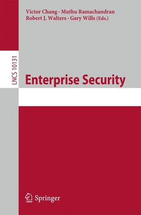 Chang / Wills / Ramachandran |  Enterprise Security | Buch |  Sack Fachmedien