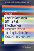 Hütter / Riedl |  Chief Information Officer Role Effectiveness | eBook | Sack Fachmedien