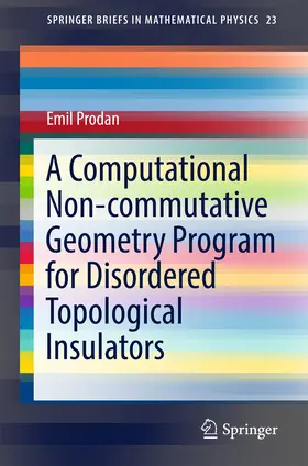 Prodan |  A Computational Non-commutative Geometry Program for Disordered Topological Insulators | eBook | Sack Fachmedien