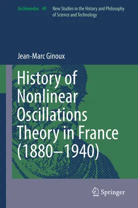 Ginoux |  History of Nonlinear Oscillations Theory in France (1880-1940) | Buch |  Sack Fachmedien