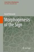 Piotrowski |  Morphogenesis of the Sign | Buch |  Sack Fachmedien