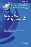 Bociu / Habbal / Désidéri |  System Modeling and Optimization | Buch |  Sack Fachmedien