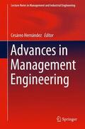 Hernández |  Advances in Management Engineering | Buch |  Sack Fachmedien