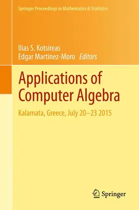 Martínez-Moro / Kotsireas |  Applications of Computer Algebra | Buch |  Sack Fachmedien