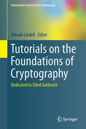 Lindell |  Tutorials on the Foundations of Cryptography | eBook | Sack Fachmedien