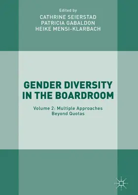 Seierstad / Mensi-Klarbach / Gabaldon |  Gender Diversity in the Boardroom | Buch |  Sack Fachmedien