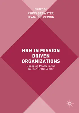 Brewster / Cerdin | HRM in Mission Driven Organizations | E-Book | www.sack.de