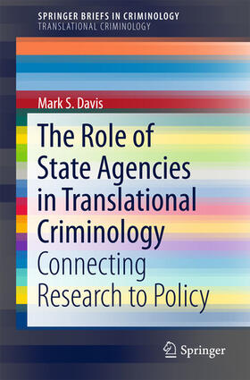 Davis | The Role of State Agencies in Translational Criminology | E-Book | sack.de