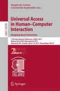Stephanidis / Antona |  Universal Access in Human¿Computer Interaction. Designing Novel Interactions | Buch |  Sack Fachmedien
