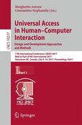 Stephanidis / Antona |  Universal Access in Human¿Computer Interaction. Design and Development Approaches and Methods | Buch |  Sack Fachmedien