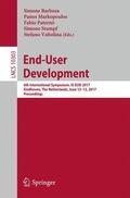 Barbosa / Markopoulos / Valtolina |  End-User Development | Buch |  Sack Fachmedien