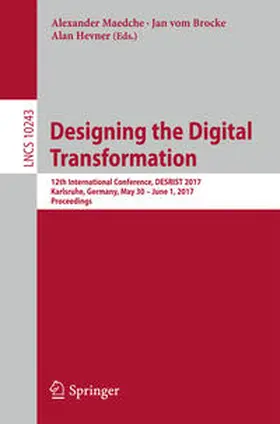Maedche / Vom Brocke / Hevner | Designing the Digital Transformation | E-Book | www.sack.de