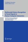 Scherer / Schwenker |  Multimodal Pattern Recognition of Social Signals in Human-Computer-Interaction | Buch |  Sack Fachmedien