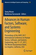 Karwowski / Ahram |  Advances in Human Factors, Software, and Systems Engineering | Buch |  Sack Fachmedien