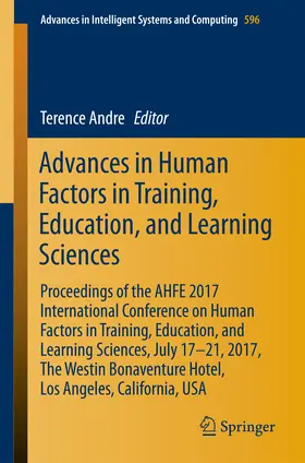 Andre | Advances in Human Factors in Training, Education, and Learning Sciences | E-Book | sack.de